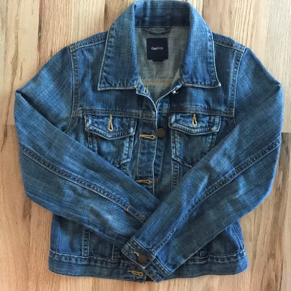 Gap girls Jean jacket soft as butter!